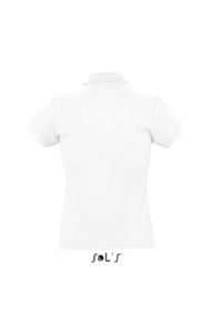 Passion | Polo manches courtes personnalisé pour femme Blanc 2