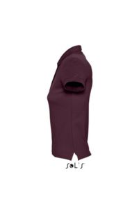 Passion | Polo manches courtes personnalisé pour femme Bordeaux 3