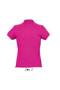 Passion | Polo manches courtes personnalisé pour femme Fuchsia 2