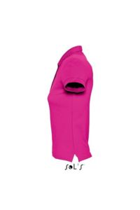 Passion | Polo manches courtes personnalisé pour femme Fuchsia 3