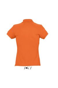 Passion | Polo manches courtes personnalisé pour femme Orange 2