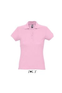 Passion | Polo manches courtes personnalisé pour femme Rose