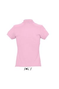 Passion | Polo manches courtes personnalisé pour femme Rose 2