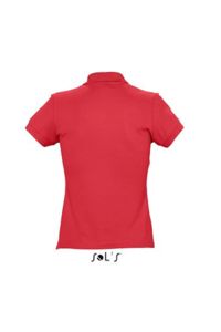 Passion | Polo manches courtes personnalisé pour femme Rouge 2