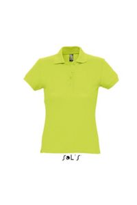 Passion | Polo manches courtes personnalisé pour femme Vert pomme