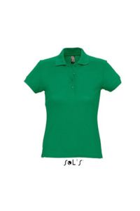 Passion | Polo manches courtes personnalisé pour femme Vert Prairie