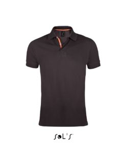 Patriot | Polo manches courtes publicitaire pour homme Gris foncé