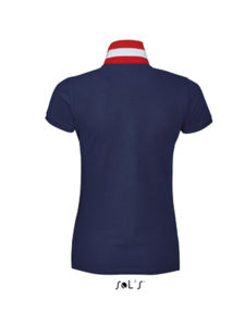 Patriot Women | Polo manches courtes personnalisé pour femme Marine 1