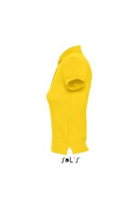 People | Polo manches courtes personnalisé pour femme Jaune 3