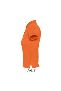 People | Polo manches courtes personnalisé pour femme Orange 3