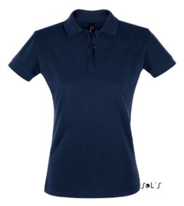 Perfect Women | Polo manches courtes publicitaire pour femme French Marine