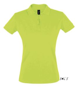 Perfect Women | Polo manches courtes publicitaire pour femme Vert pomme