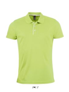 Performer Men | Polo manches courtes publicitaire pour homme Vert pomme