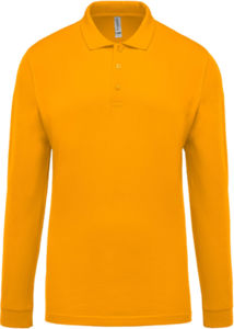 Pinni | Polo manches courtes publicitaire pour homme Jaune 1