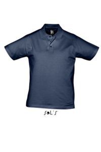 Prescott Men | Polo manches courtes publicitaire pour homme French Marine