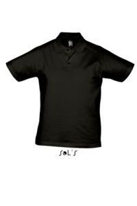 Prescott Men | Polo manches courtes publicitaire pour homme Noir