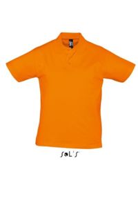 Prescott Men | Polo manches courtes publicitaire pour homme Orange