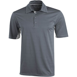 Prescott | Polo manches courtes publicitaire pour homme Steel grey