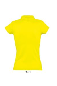 Prescott Women | Polo manches courtes personnalisé pour femme Citron 2