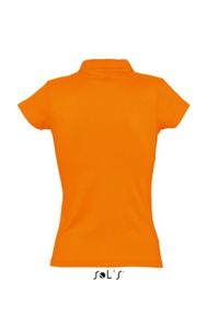 Prescott Women | Polo manches courtes personnalisé pour femme Orange 2