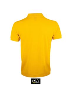 Prime Men | Polo manches courtes publicitaire pour homme Jaune 2