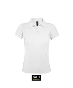 Prime Women | Polo manches courtes personnalisé pour femme Blanc