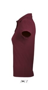 Prime Women | Polo manches courtes personnalisé pour femme Bordeaux 3