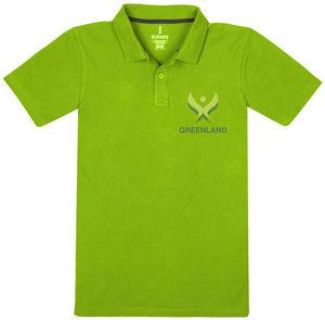 Primus | Polo manches courtes publicitaire pour homme Vert pomme 4