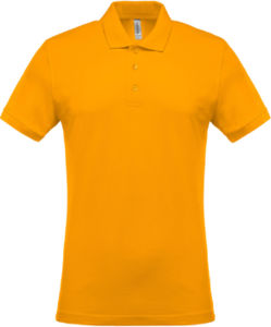 Pyhi | Polo manches courtes publicitaire pour homme Jaune 1