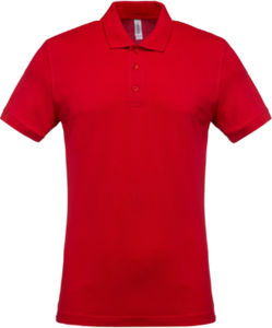 Pyhi | Polo manches courtes publicitaire pour homme Rouge 1