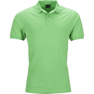 Qaki | Polo manches courtes publicitaire pour homme Vert citron 1