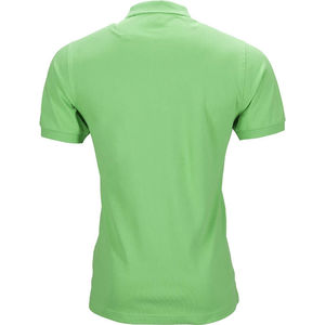 Qaki | Polo manches courtes publicitaire pour homme Vert citron 2