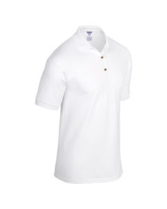 Qaso | Polo manches courtes personnalisé pour homme Blanc 5