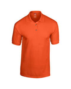 Qaso | Polo manches courtes personnalisé pour homme Orange 11