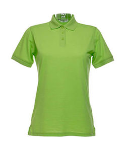 Quba | Polo manches courtes personnalisé pour femme Lime 1