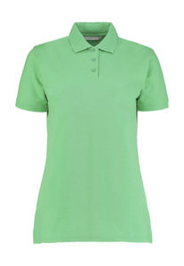 Quba | Polo manches courtes personnalisé pour femme Vert pomme 2