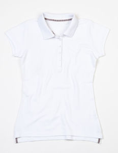 Quly | Polo manches courtes publicitaire pour femme Blanc 2