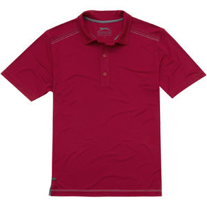 Receiver | Polo manches courtes personnalisé pour homme Rouge foncé 2