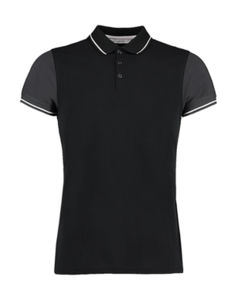 Reluki | Polo manches courtes personnalisé pour homme Noir Graphite 1