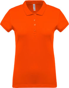 Roxu | Polo manches courtes publicitaire pour femme Orange 1