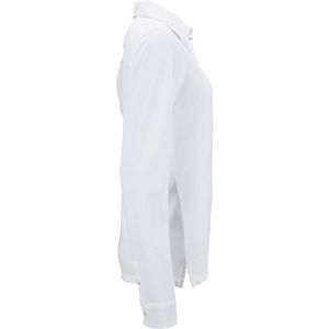 Ruga | Polo manches longues personnalisé pour femme Blanc Marine Blanc 2