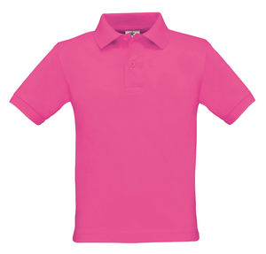 Sada | Polo manches courtes publicitaire pour enfant Fuchsia 3