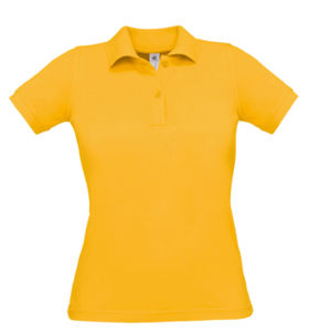 Safran Ladies | Polo manches courtes personnalisé pour femme Or 1