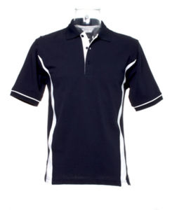 Scottsdale | Polo manches courtes publicitaire pour homme Marine Blanc 1