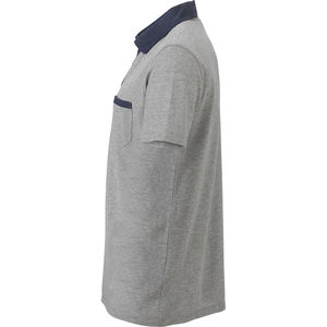 Soode | Polo manches courtes publicitaire pour homme Gris 3