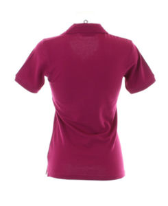 Sophia V-Neck | Polo manches courtes publicitaire pour femme Bordeaux 2