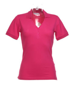 Sophia V-Neck | Polo manches courtes publicitaire pour femme Framboise 2