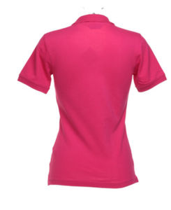 Sophia V-Neck | Polo manches courtes publicitaire pour femme Framboise 3