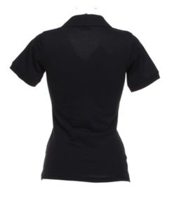 Sophia V-Neck | Polo manches courtes publicitaire pour femme Noir 2