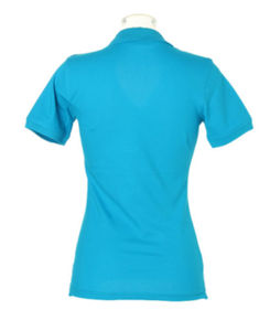 Sophia V-Neck | Polo manches courtes publicitaire pour femme Turquoise 2